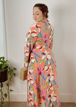 Load image into Gallery viewer, Tropical Wrap Dress
